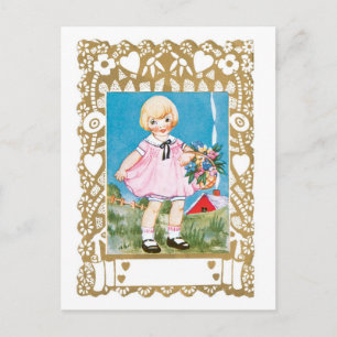 Antique Valentine Holiday Postcard