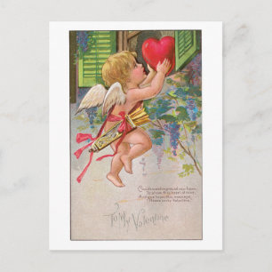 Antique Valentine Holiday Postcard