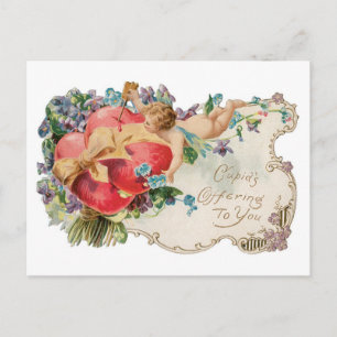 Antique Valentine Holiday Postcard