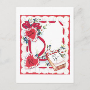 Antique Valentine Holiday Postcard