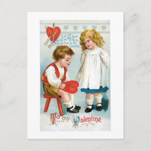 Antique Valentine Holiday Postcard