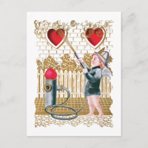 Antique Valentine Holiday Postcard