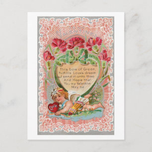 Antique Valentine Holiday Postcard