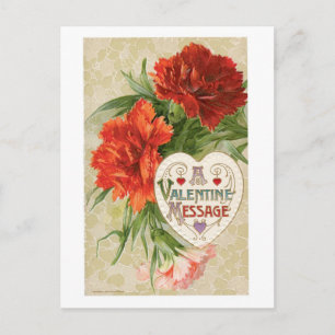 Antique Valentine Holiday Postcard