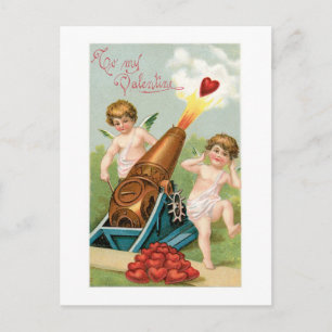 Antique Valentine Holiday Postcard