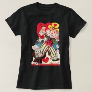 Antique Valentine Magician with Rabbits T-Shirt