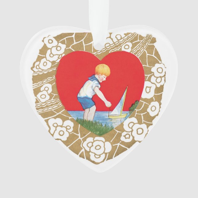 Antique Valentine Ornament (Front)