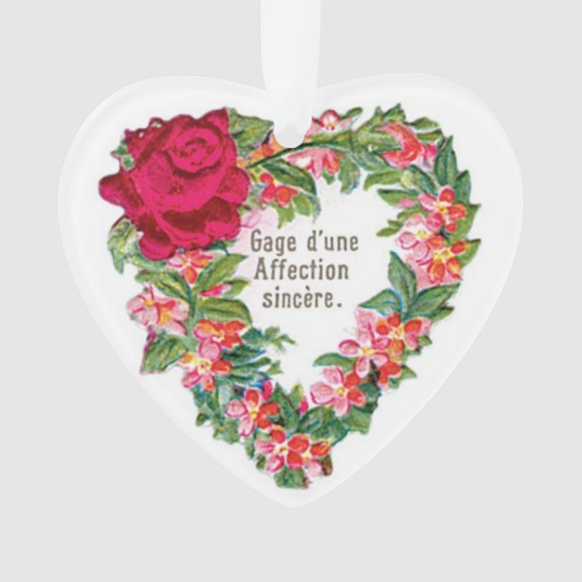 Antique Valentine Ornament (Front)