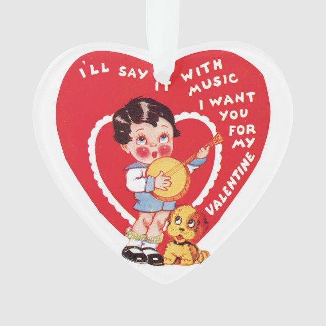 Antique Valentine Ornament (Front)