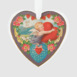Antique Valentine Ornament