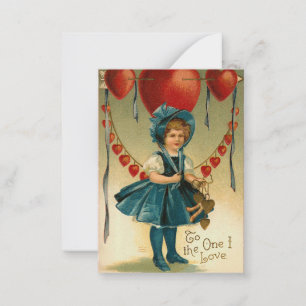 Antique Valentine Pocket Love Notes