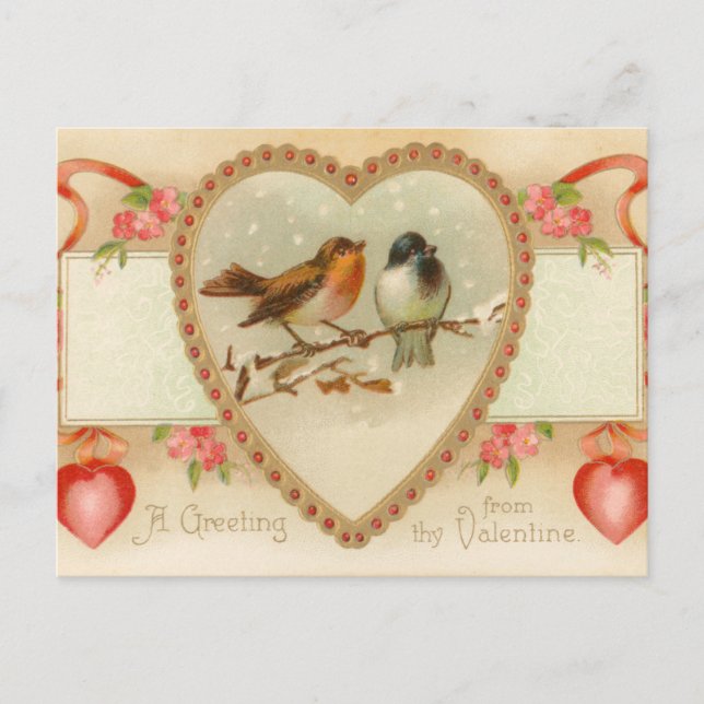 Antique Valentine Postcard (Front)