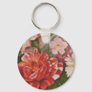 Antique Valentine's Day, L. Prang & Co., 1882 Key Ring