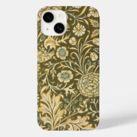 Antique Victorian William Morris Garden Flowers