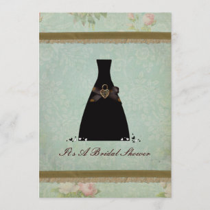 Antique Vintage Bridal Shower invitation