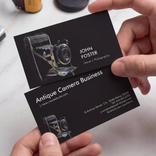 Antique Vintage Camera Store - Photographer Business Card