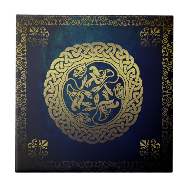 Antique Vintage Mosaic Tile (Front)