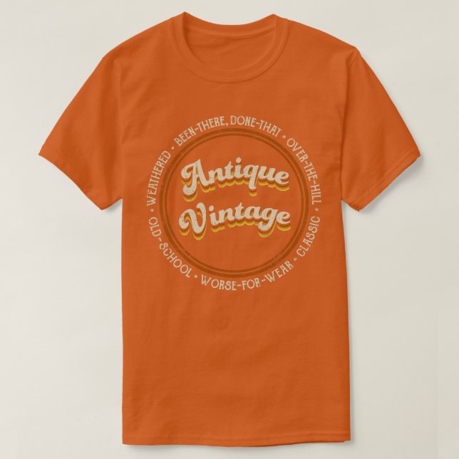 Antique Vintage T-Shirt (Design Front)