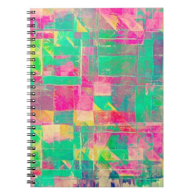 Antique vintage textured background. With differen Notebook (Front)