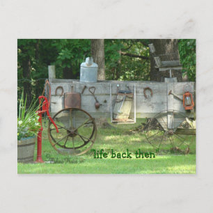Antique Wagon & Supplies postcard-customise Postcard