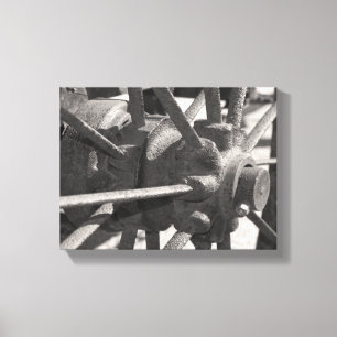 Antique Wagon Wheel Canvas Print