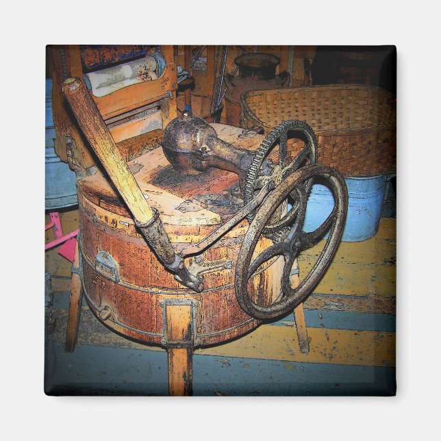 Antique Washer Magnet (Front)