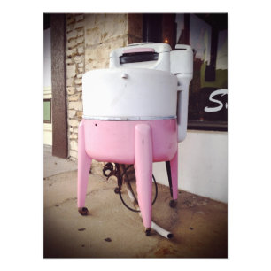 Antique Washing Machine Photo Print