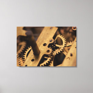 Antique Watch Internal Parts Canvas Print