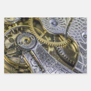 Antique Watch Works Wrapping Paper