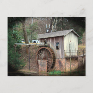Antique Water Power Postcard