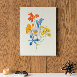 Antique Watercolor Botanical Print