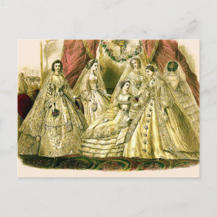 Antique Wedding Bridal Postcard