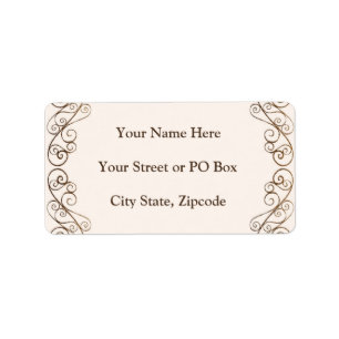 Antique Wedding Label