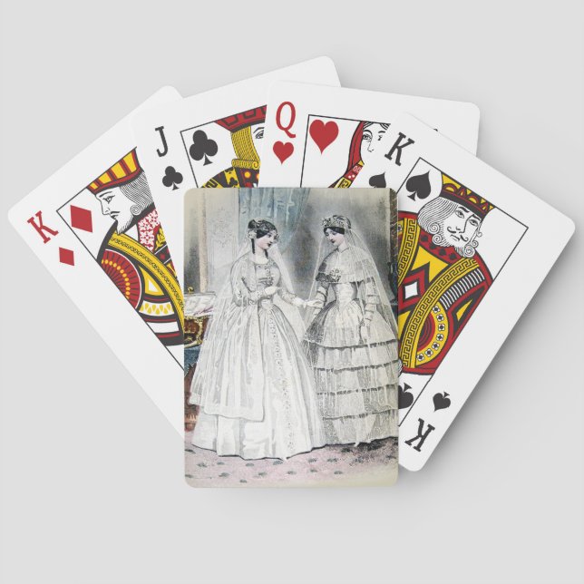 Antique Wedding Playing Cards (Back)