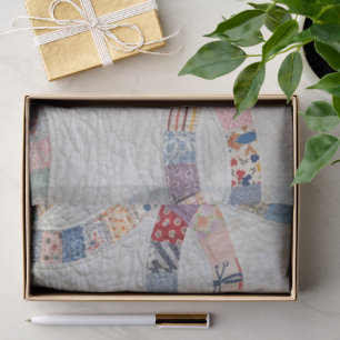 Antique Wedding Quilt Photo Tissue Paper