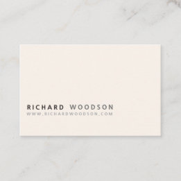 Antique White | minimalist Classic Professional Business Card