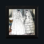 Antique White Wedding Dresses Gift Box<br><div class="desc">These lovely brides are wearing wedding dresses from 1850.</div>