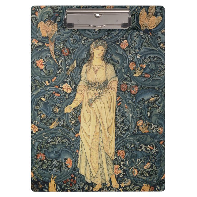 Antique William Morris Flora Clipboard (Front)