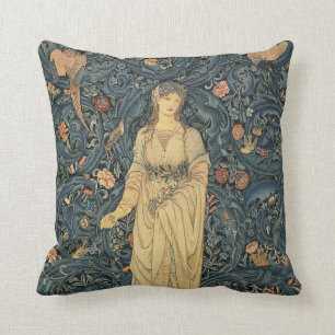 Antique William Morris Flora Cushion