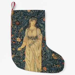 Antique William Morris Flora Small Christmas Stocking
