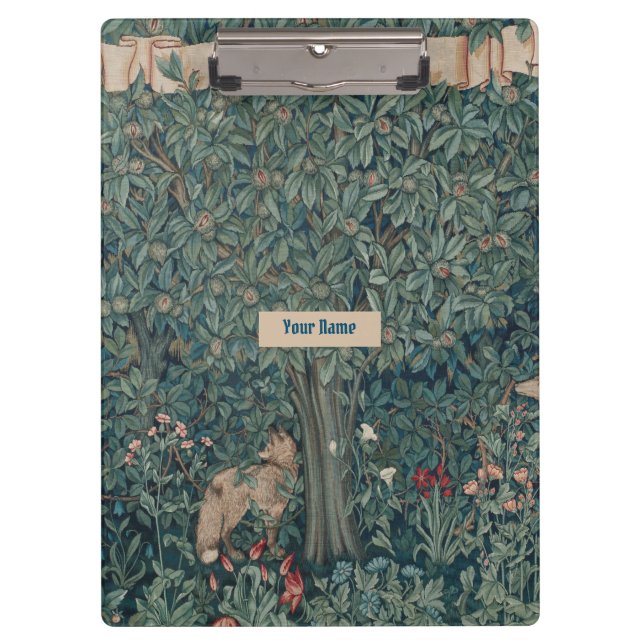 Antique William Morris Tapestry Clipboard (Front)