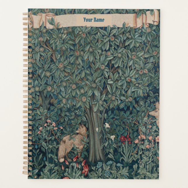 Antique William Morris Tapestry Planner (Front)