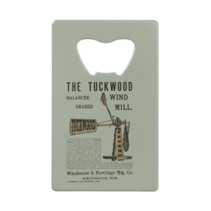 Antique Wind Mill The Tuckwood Whitewater Wis 1889