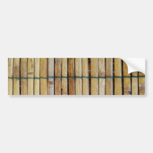Antique Wooden Timber Wood Slats Bumper Sticker