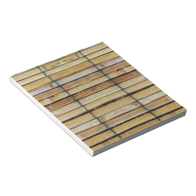 Antique Wooden Timber Wood Slats Notepad (Angled)