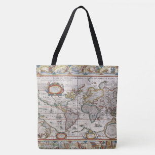 Antique World Map bags