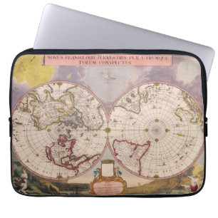 Antique World Map Laptop Sleeve