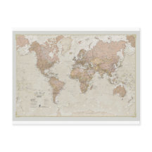 Antique World Map