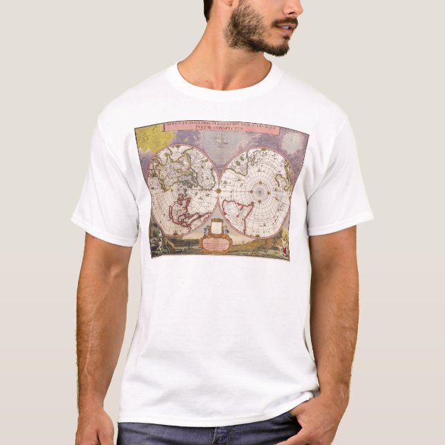 Antique World Map T-Shirt (Front)