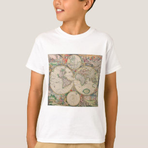 Antique World Map T-Shirt
